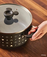 Farberware Disney Monochrome 5.5 Quart Ceramic Nonstick Stockpot with Lid