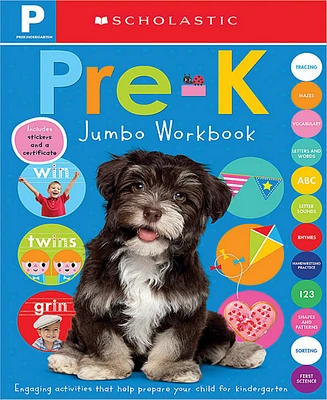 Readerlink Scholastic-Pre-k Jumbo Workbook-Scholastic Early Learners Jumbo Workbook