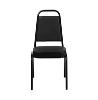 Trapezoidal Back Stacking Banquet Dining Chair - 2.5" Thick Seat