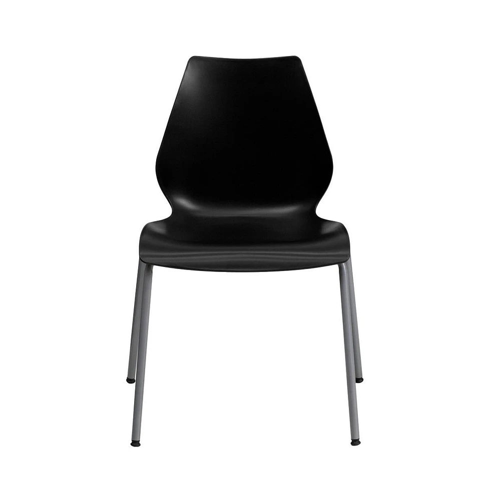 Multipurpose Home Office Stack Chair With Lumbar Support