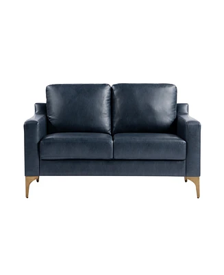 Serta 55.5"W Faux Leather Francis Loveseat