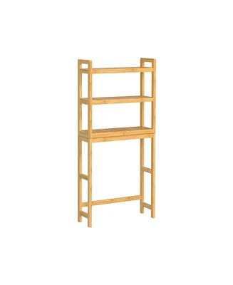 4-Tier Over-the-Toilet Storage Shelf Space-Saving Organizer for Bathroom Essentials