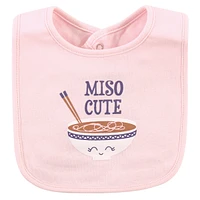 Hudson Baby Infant Girl Cotton Bibs
