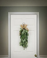 National Tree Company 26 Eucalyptus and Magnolia Leaf Swag