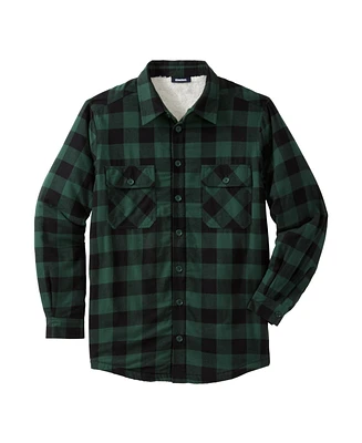KingSize Big & Tall Fleece Sherpa Shirt Jacket