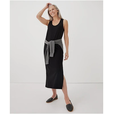 Pact Women's Organic Cotton Softspun Tank Midi Dress