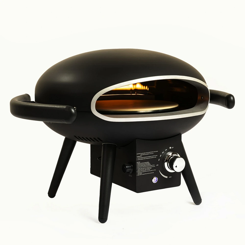 Portable Gas Pizza Oven With Hose & Regulator