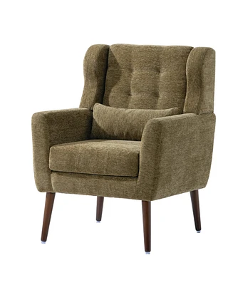 Foam-Filled Mid Century Accent Chair