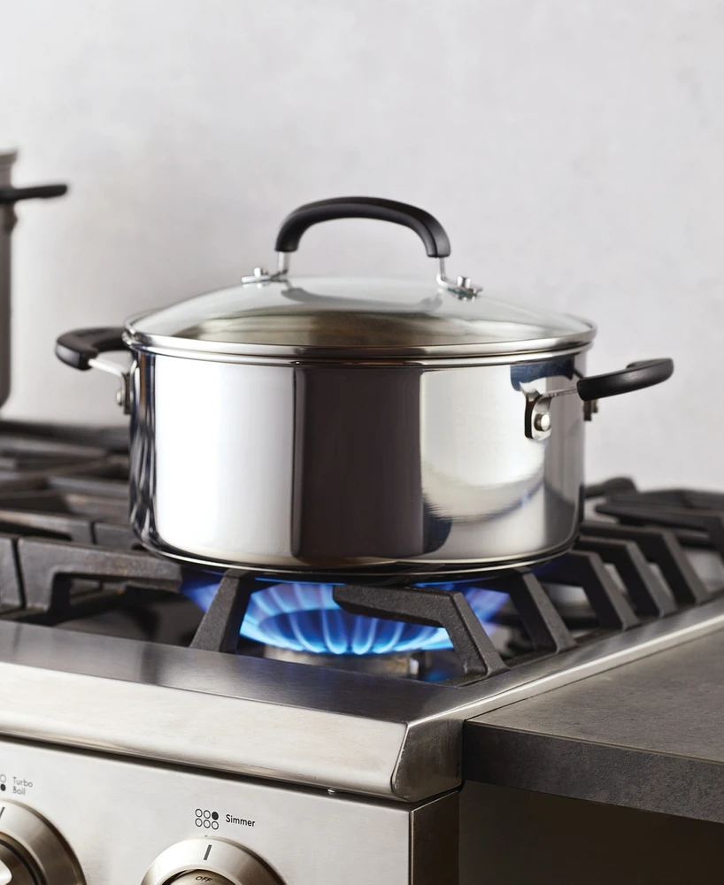 Farberware Brilliance Stainless Steel 5-Qt. Dutch Oven with Lid