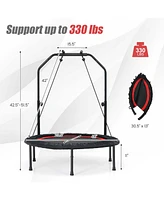 40'' Foldable Trampoline Fitness Rebounder Resistance Bands