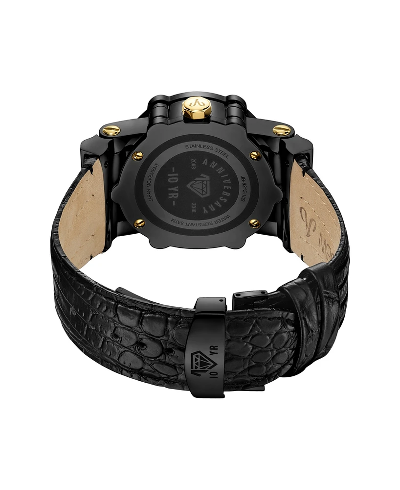 Jbw Men's 10 Yr Anniversary Phantom Diamond (1 3/4 ct.t.w.) & Chronograph Watch