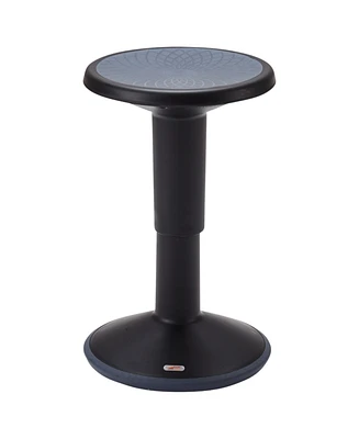 ECR4Kids SitWell Wobble Stool, Adjustable Height, Orange, 1