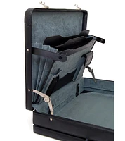 Alpine Swiss Mens Briefcase Expandable Genuine Leather Attache Briefcase For Men Dual Combination Lock Business Case