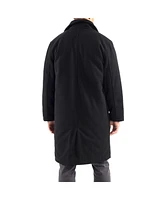 Alpine Swiss Men's Zach Men s Wool Blend Overcoat – Knee-Length Trench Coat, Runs Large for Layering Over Suits or Sweaters