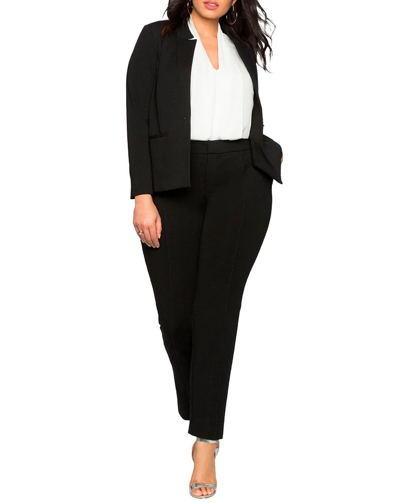 Eloquii Women's Tall The Ultimate Stretch Slim Leg Pant