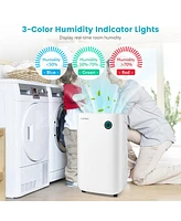 4500 Sq. Ft Dehumidifier for Home & Basements, 73-Pint Quiet Dehumidifier with 5 Modes