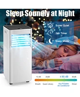 8000 Btu Portable Air Conditioner 3-in-1 Cooler w/Dehumidifier