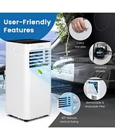 8000 Btu Portable Air Conditioner 4-in-1 Ac Unit with Cool Fan Dehum Sleep Mode