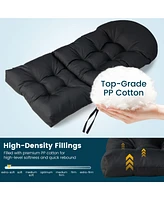 Patio Adirondack Chair Cushion High Back Fade Resistant 5'' Seat Pad Outdoor