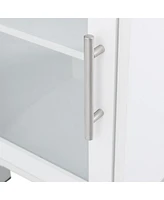 71" Bathroom Tall Tower Storage Cabinet Organizer Display Shelves Bedroom