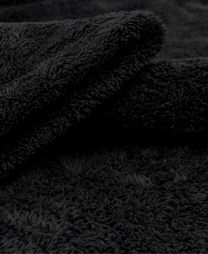 American Soft Linen Unisex Luxury Hotel Spa Warm Shawl Collar Plush Fleece Bath Robe