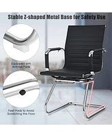 Set of 2 Office Waiting Room Chairs for Reception Conference Area
