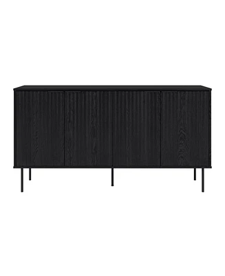 Amber & Emily Fluted Sideboard Buffet Cabinet