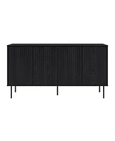 Amber & Emily Fluted Sideboard Buffet Cabinet