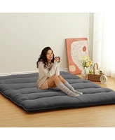 Caromio Full Size Futon Mattress Floor Mattress Pad Portable Dorm Sleeping Pad, 54"x 80"
