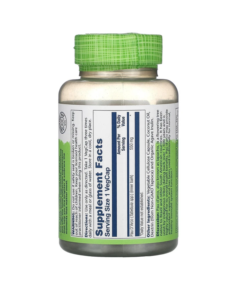 Solaray True Herbs Pau D'Arco 550 mg