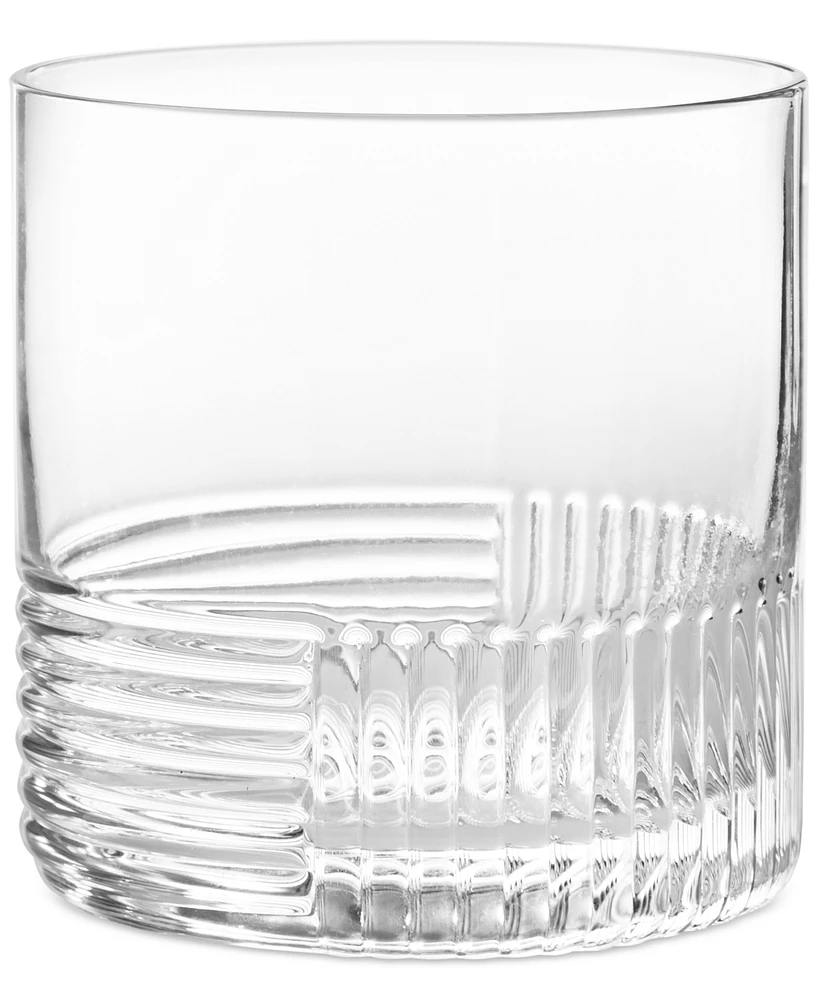 The Cellar Lia Collection 13-oz. Fluted Double Old Fashion Glasses, Set of 4, Exclusively at Macy's