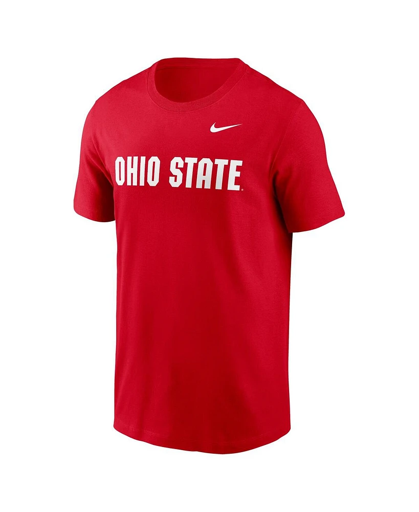Nike Men's Ohio State Buckeyes Primetime Evergreen Wordmark T-Shirt