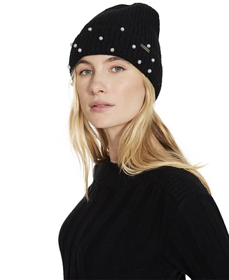 Steve Madden Women's Ballin' Embellished Beanie
