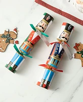 Glitzhome 8PK 1.50''D X 10.00''H Christmas Nutcracker Party Cracker with Gift Contents