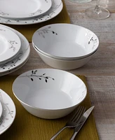 Noritake Birchwood Set of 4 Soup Bowls, Service For 4