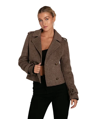 Belle & Bloom Better Off Military Peacoat