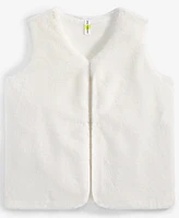 Epic Threads Little & Big Girls Faux-Fur V-Neck Vest, Created for Macy's