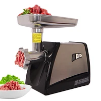 Meat Grinder & Sausage Stuffer, 570 Watt, Stainless Steel
