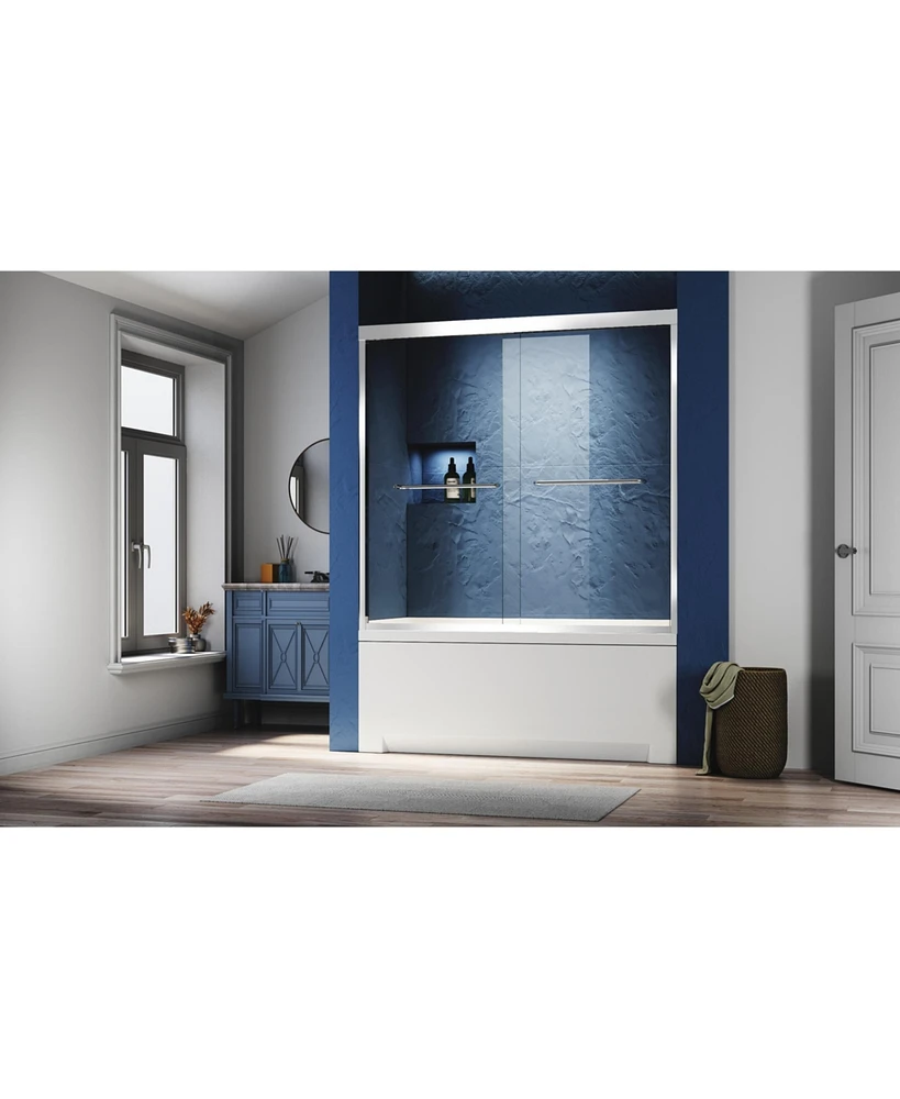 Premium Glass Tub Doors Durable, Smooth-Sliding, Safe Tempered Glass