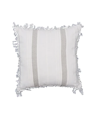 20" x Nathan Dune Striped Woven Square Accent Pillow