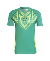Adidas Men's Green Jamaica National Team 2024 Pre-Match Top