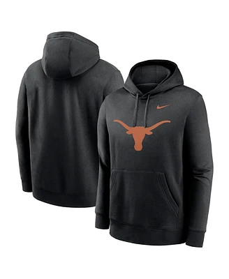 Nike Men's Texas Longhorns Primetime Evergreen Club Fleece Pullover Hoodie