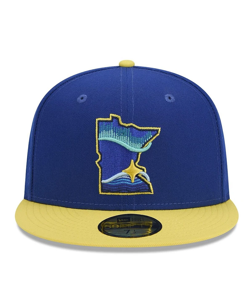New Era Men's Royal Minnesota Twins 2024 City Connect 59FIFTY Fitted Hat