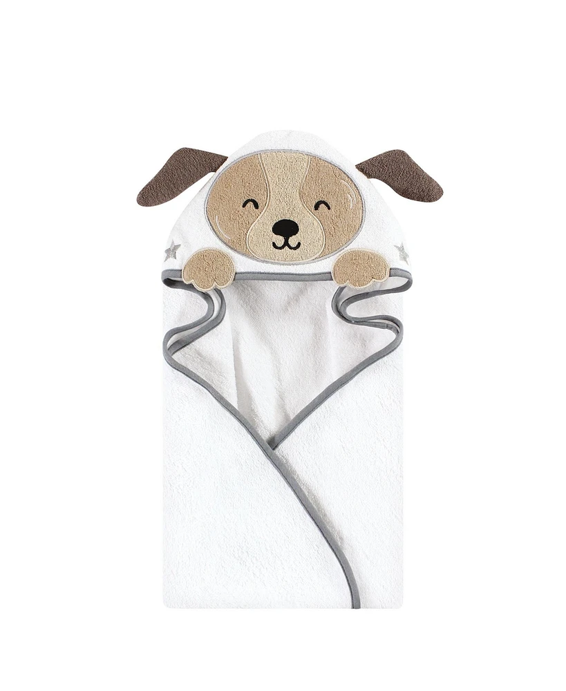 Hudson Baby Boys Playful Creature Hooded Towel (Cotton-Poly Blend