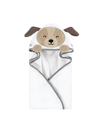 Hudson Baby Boys Playful Creature Hooded Towel (Cotton-Poly Blend