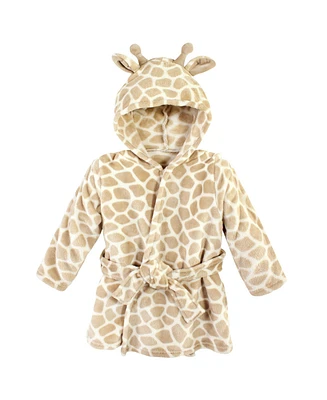 Hudson Baby Boys Unisex Plush Comfort Robe for Aquatic Settings