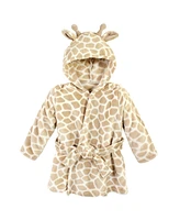 Hudson Baby Boys Unisex Plush Comfort Robe for Aquatic Settings