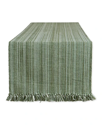 Design Imports Variegated Fringe Table Runner
