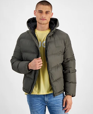 Hugo by Hugo Boss Men's Beazly2435 Slim-Fit Quilted Full-Zip Puffer Jacket