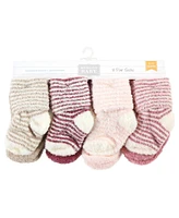 Hudson Baby Girls Newborn and Terry Socks